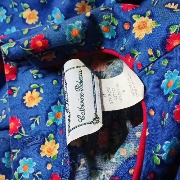 Catherine Rebecca Blue Floral Dress - Picture 3 of 5